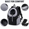 Dog Pet Backpack Carrier – Breathable Adjustable Front Pack for