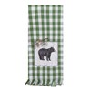Kay Dee Designs Pinecone Trails Tea Towel, Green