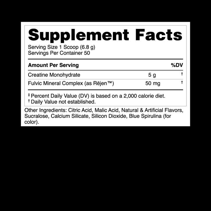 Bucked Up Creatine Monohydrate 50 Servings:_Grape Apple