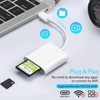 USB C SD TF Card Reader 2-in-1 High Speed High
