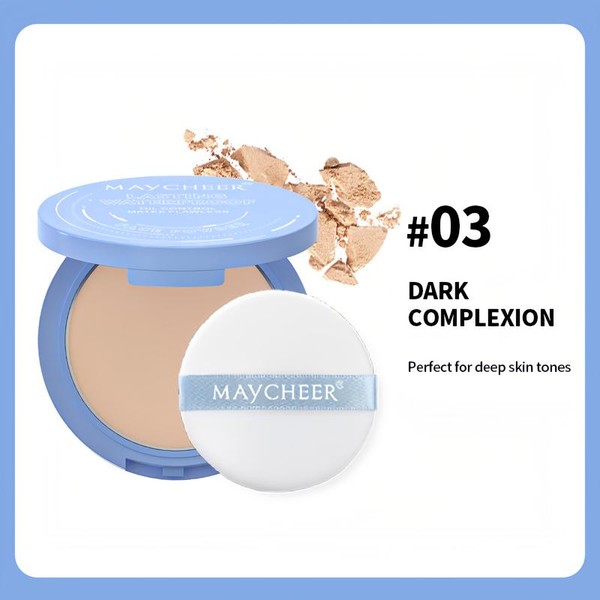 MAYCHEER Perfect Setting Powder, Blurs Fine Lines and Imperfections, Suitable