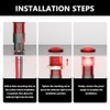 10PCS Small 12V LED Indicator Light, 8mm (5/16") IP67 Waterproof