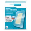Care Science Fast-Healing Waterproof Hydrocolloid Gel Pad Bandages, XL, 2