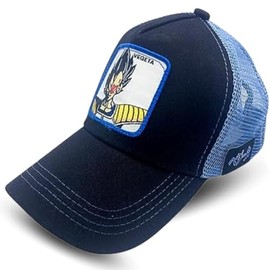 INN Unisex Baseball Cap with Dragon Ball Motif Cotton and Polyester Head Diameter 56-60 cm Fan Anime, blue