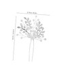 Ipetboom Elegant Bridal Hair Pin with Flower Decoration Lightweight Wedding