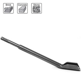 S&R Gouge Chisel - Hollow Chisel SDS-Plus 14x250x22 mm for Channeling Concrete