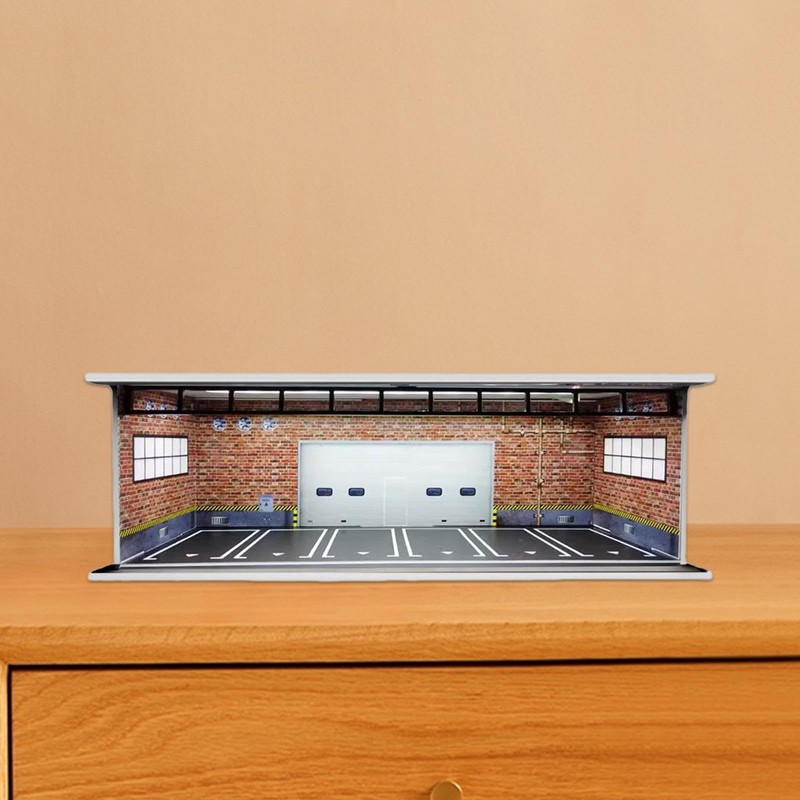 Perfeclan 1:64 Scale Model Car Display Case Protective Cover Illuminated
