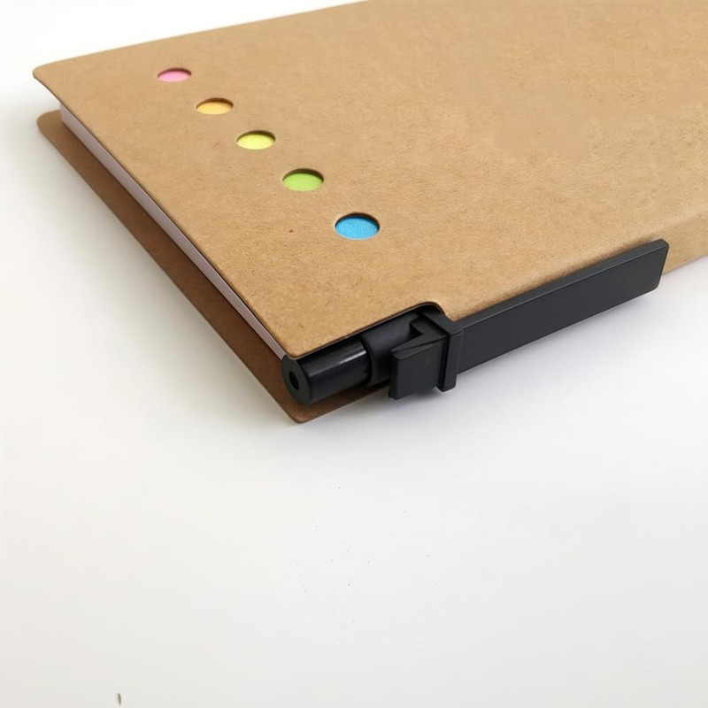 付箋 メモ ノート セット 付箋の組み合わせメモ帳 オフィス用品 多色 人気 便利 ペン付き