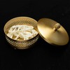 YACSNBF Gold Brass Decorative Boxes With Strawberry shape Handles, Jewelry