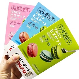 macaroons Gourmet French Macarons - Matcha, Strawberry and Cream Combo, Great for Gifting - Holiday Dessert Boxes, Party Treats.