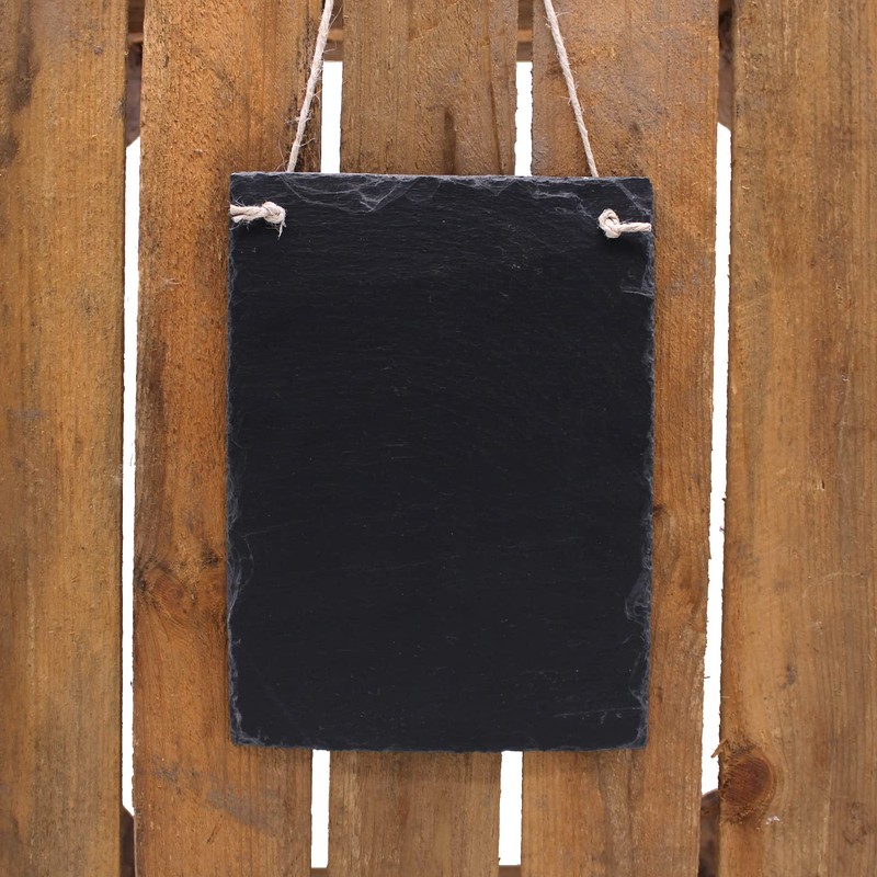 Chalkboard Slate Vintage Note Board for Hanging Memo Board Writeable