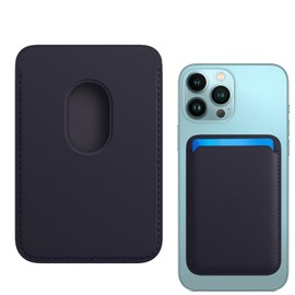 MEKEET 1PCS Magnetic Card Holder for Phone Leather Wallet Thick Ink Magnetic Wallet Phone Pocket Card Holder Stick on Wallet for Phone 16/15/14 Series for Credit Card Holder