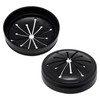 BUXIMN 2pcs 3-3/8" Garbage Disposal Splash Guard, Quiet Garbage Guard