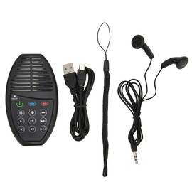 Electronic Bible Reader Solar Charging Lightweight Portable Bible Player with Indicator Light for Home Spanish