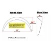 Lemon Hill Avenue Universal Metal Fender Flares Style 1: 6"