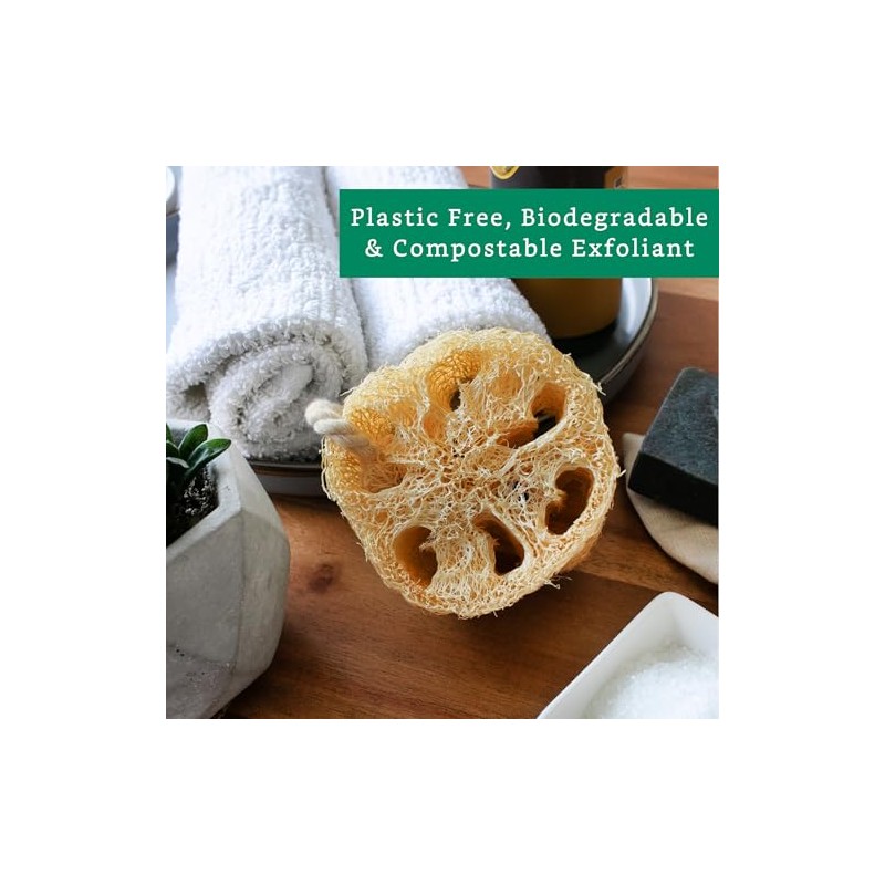 Esponjas 100 Naturales Cuerpo Nuestra Esponja Lufa Natural Está Elaborada