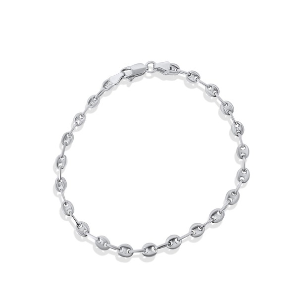 Chain the Men 925 Sterling Silver Mariner Link Chain Bracelet