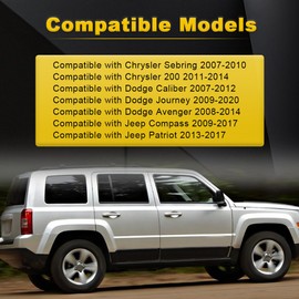 Jovbex Aluminium Engine Coolant Thermostat Housing Compatible with Chrysler Sebring 2007-2010/200 2011-2014, Dodge Caliber 2007-2012/Journey 2009-2020, Jeep Compass 2009-2017 Replacement for 902-319