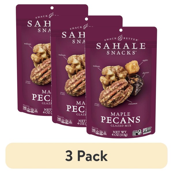 Unbranded (3 pack) Sahale Snacks Maple Pecans Glazed Mix, Gluten-Free