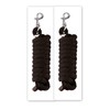 SIE Pack of 2 Solid Poly Lead Rope for Horse