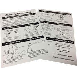 Kilimanjaro Wooden Boomerangs. Large Hook Boomerangs for Long Distance Flight 50-55 Meters. Includes Weighted Tips.