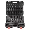 VEVOR Drive Impact Socket Set 1/2" 65PCS SAE 3/8" to