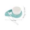 Beavorty 2pcs Face Cleansing Brush Soft Bristle Exfoliating Facial Scrubber