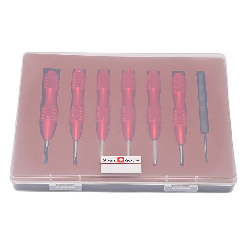 7 Pcs Watch Back Cover Opener Tool Multi Specification Aluminum