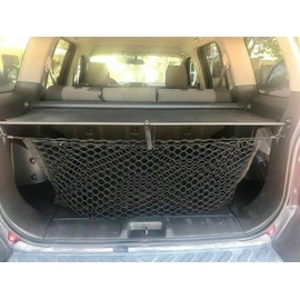 EACCESSORIES EA Rear Trunk Organizer Cargo Net for Nissan Xterra 2000-2015 – Envelope Style Cargo Net for SUV - Premium Mesh Elastic Car Trunk Organizer Vehicle Carrier Storage–Compatible with Xterra