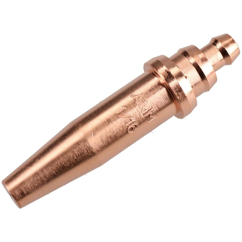 ANM Acetylene Oxygen Gas Cutting Nozzle Tip Standard Length 1/16"