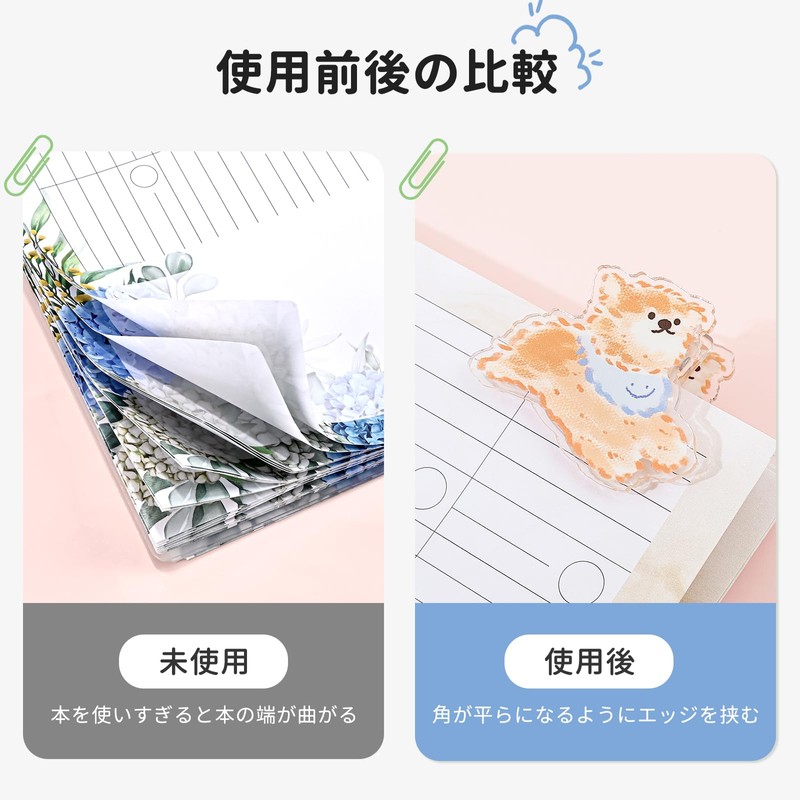 Newseego Clips (8 Pieces) Cute Dog Pattern Corner Clips, Cute