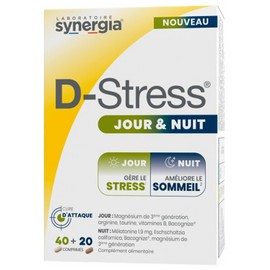 Synergia D-Stress Day & Night 60 Tablets