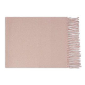 PASQUALE CUTARELLI Womens Mens Cashmere Plain Scarf Pink One Size