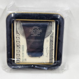 Storus Smart Money Clip and Card Holder Stainless Titanium Finish HardRock Logo