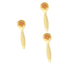 Minkissy 3 Pcs Facial Exfoliator Face Cleansing Brush Gentle Pore Cleaning Tool
