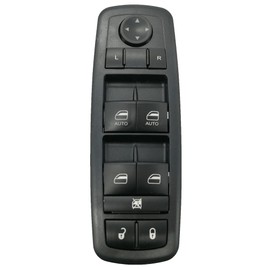 Amrxuts 4602863AB Interruptor de control de ventana eléctrica para Dodge Ram 1500, 2500, 3500 4602863AD 4602863AB 4602863AC 2009-2012