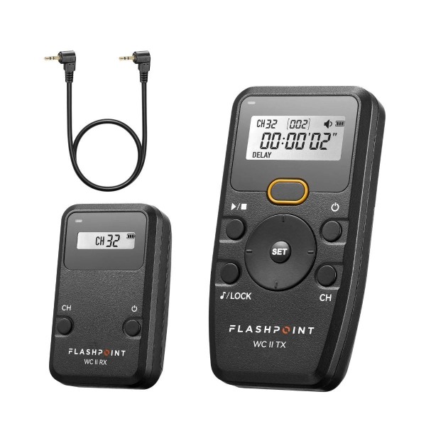 Flashpoint Wave Commander II Wireless Remote Shutter Release Kit for