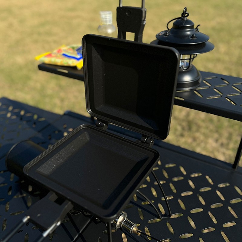 Camping Foldable Sandwich Maker Nonstick Coating Double Sided Sandwich Baking