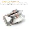 Stainless Steel V Groove Wheel Heavy Duty Caster Rigid Track