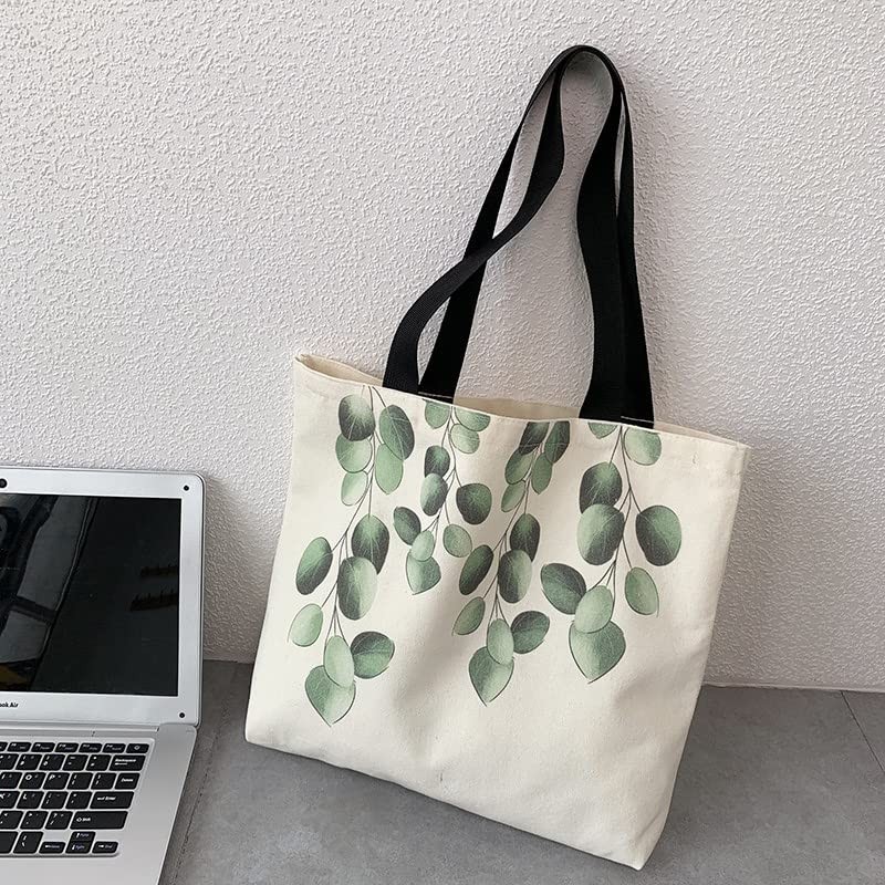 Zabonchi Cute Canvas Bag, Tote Bag, Large Capacity, Shoulder Bag,