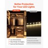 10-Pack 6.6 Ft/2M Plus-Size U Shape LED Aluminum Channel Milky