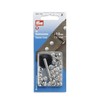 Prym 403150 Hollow Rivets Silver 3-4 mm Pack of 20