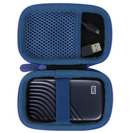 WD Portable SSD 1TB / 500GB My Passport Complete Protective Storage Case - Aenllosi (Blue)