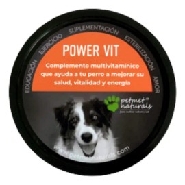 Petmet Naturals Power Vit Multivitamínico Para Perros 100g