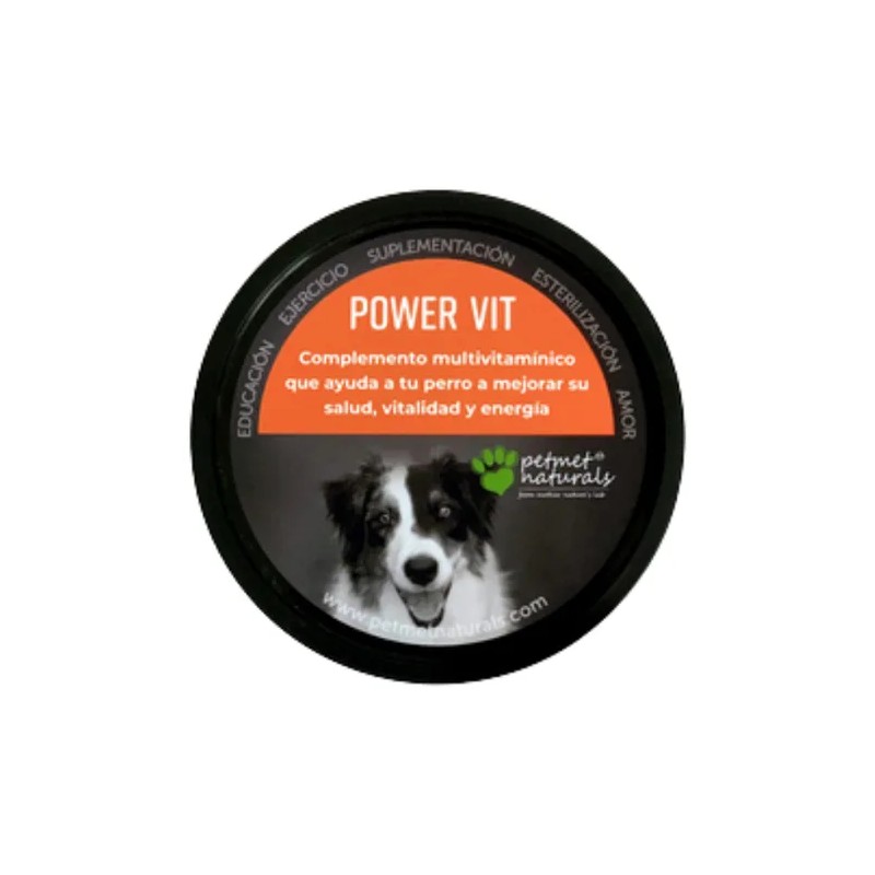 Petmet Naturals Power Vit Multivitamínico Para Perros 100g