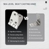 Laorde 316 Stainless Steel Boat Hinges Marine Grade 4 inch