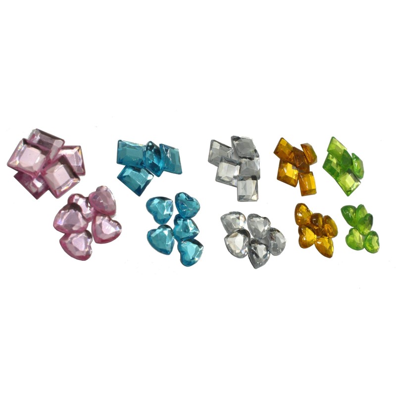 Craft Sensations Over 1400 Artificial Gemstones, Gemstones, Rhinestones, Gemstones for