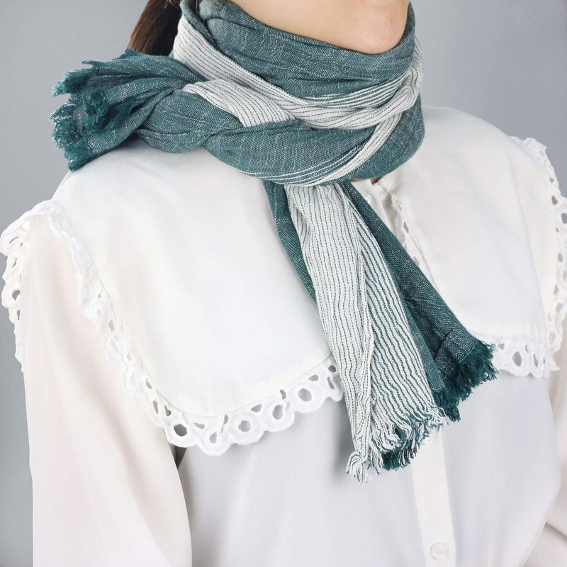 Maikun Large Stole Ladies 100% Cotton Soft Sheer UV Protection