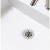 Grid Drain Strainer Assembly Without Overflow for Bathroom Sink, C.O.