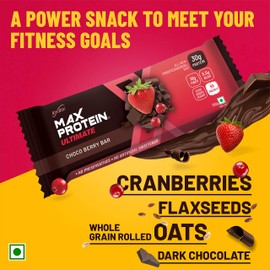 RiteBite Max Protein Professional Protein Bar - 30 G (Choco Berry, Pack of 6)